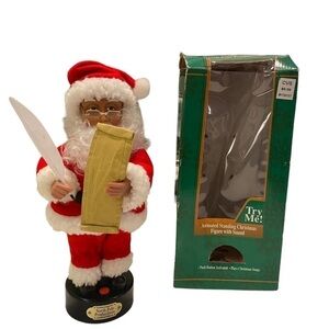 Gemmy Musical Santa Plays Music 1996 Vintage